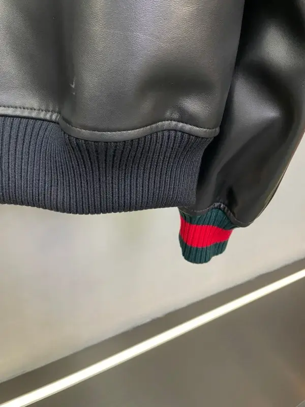 Gucci Jacket-bomber leather men's — Photo 4