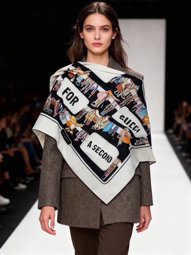 Gucci Scarf of cashmere — Photo 2