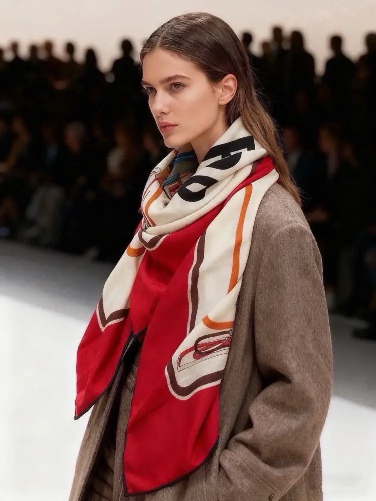 Gucci Шарф из кашемира — Фото 3