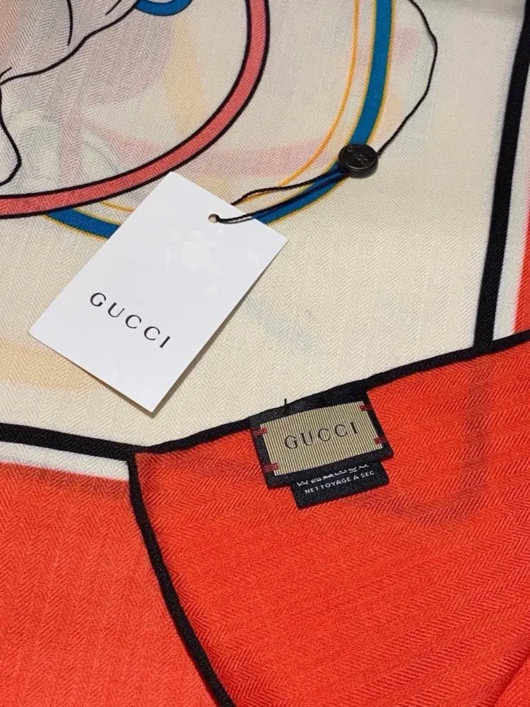 Gucci Шарф из кашемира — Фото 5