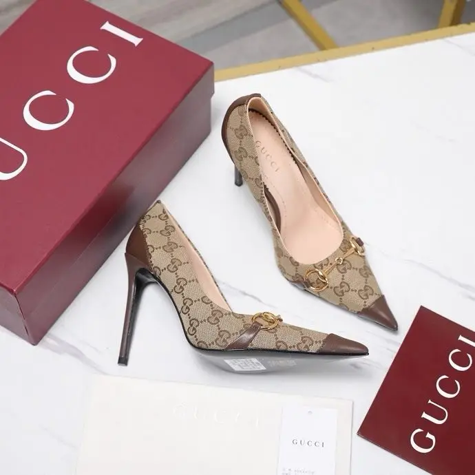 Gucci Туфли лодочки Bombshell на высоком каблуке — Фото 2