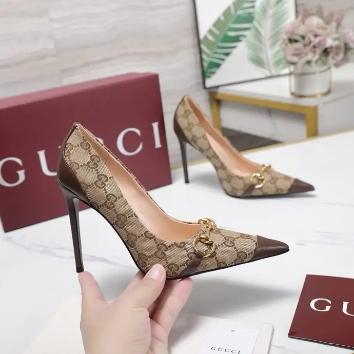 Gucci Туфли лодочки Bombshell на высоком каблуке — Фото 3