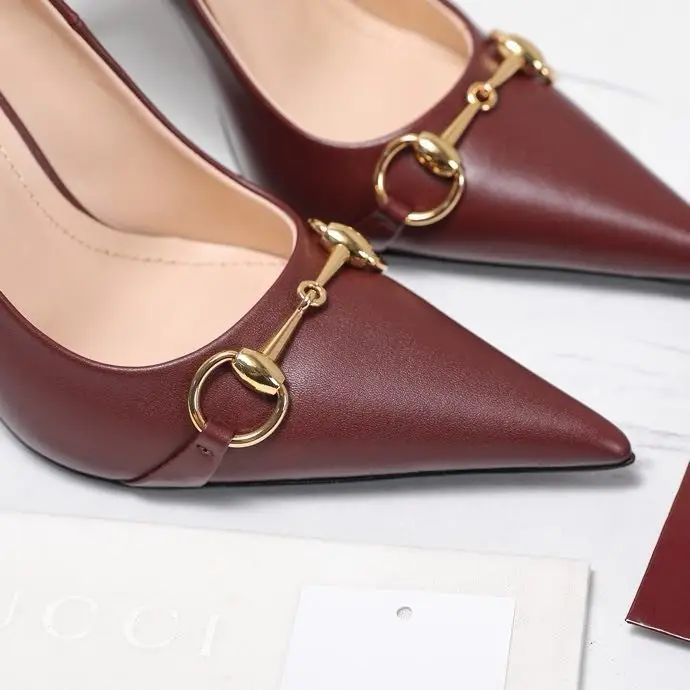 Gucci Туфли лодочки Bombshell на высоком каблуке — Фото 4