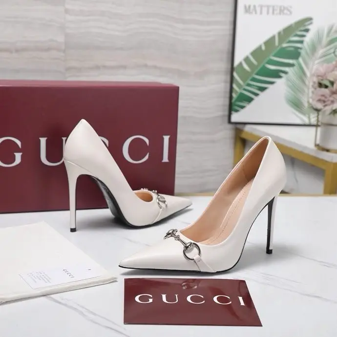 Gucci Туфли лодочки Bombshell на высоком каблуке — Фото 4