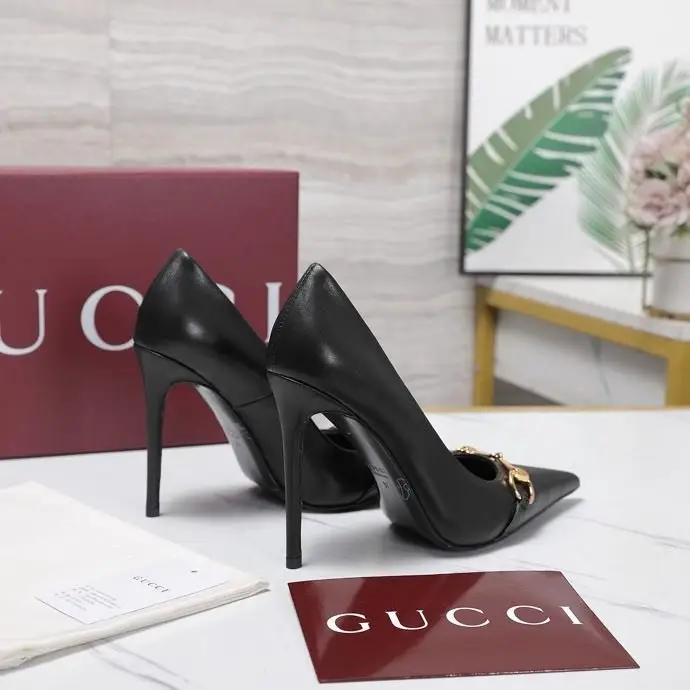 Gucci Туфли лодочки Bombshell на высоком каблуке — Фото 5