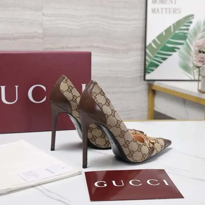 Gucci Туфли лодочки Bombshell на высоком каблуке — Фото 5