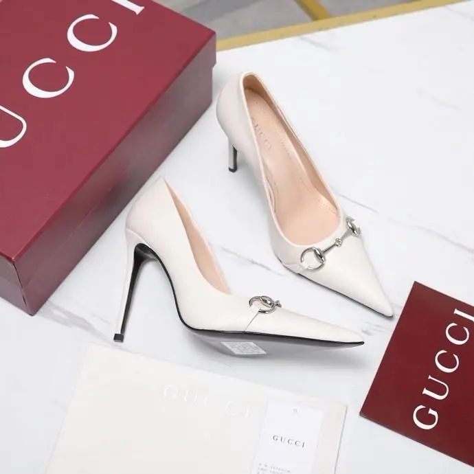 Gucci Туфли лодочки Bombshell на высоком каблуке — Фото 5