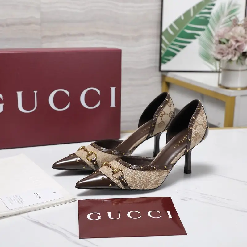Туфли Gucci Savoy на высоком каблуке