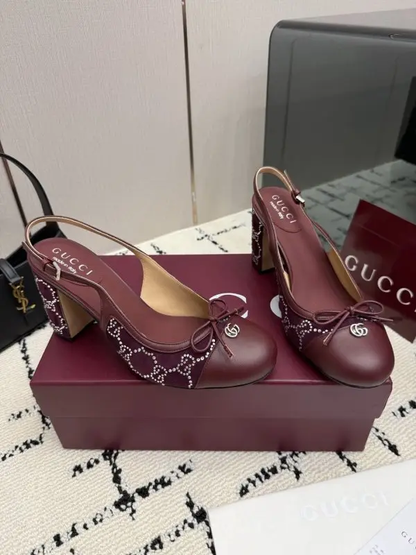 Gucci — Туфли Horsebit на каблуке