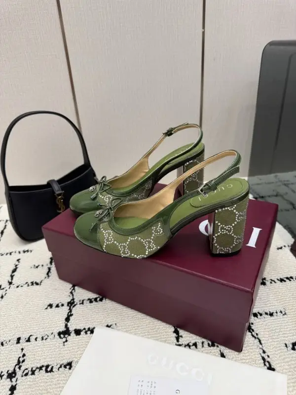 Gucci Туфлі Horsebit на підборах — Фото 4