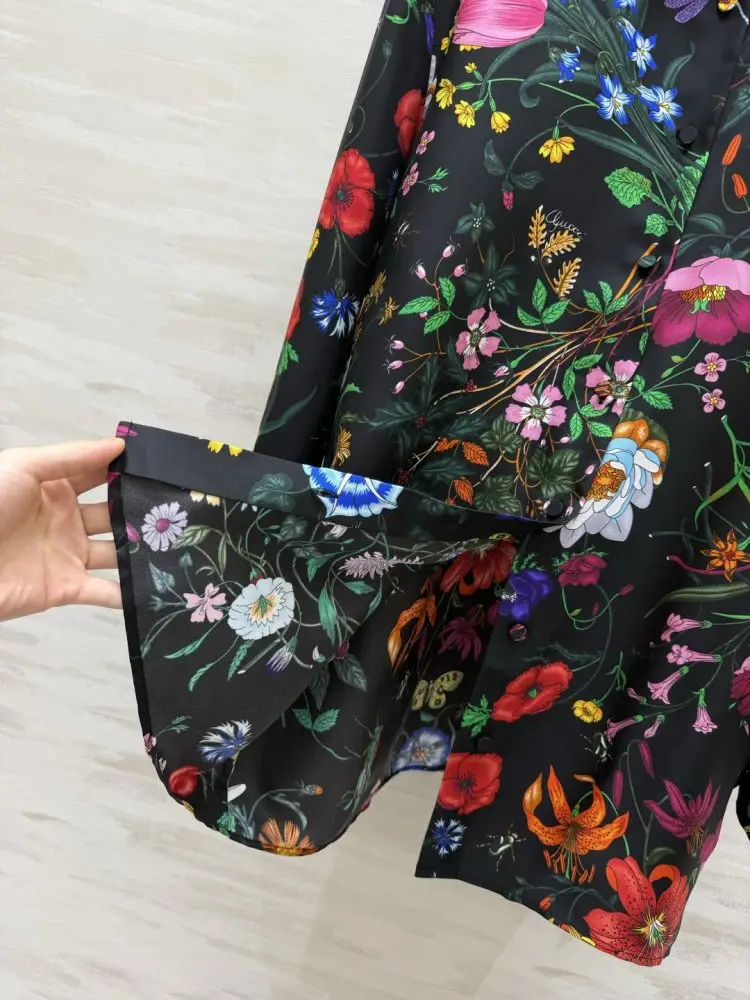 Gucci Шовкова сорочка — Фото 5
