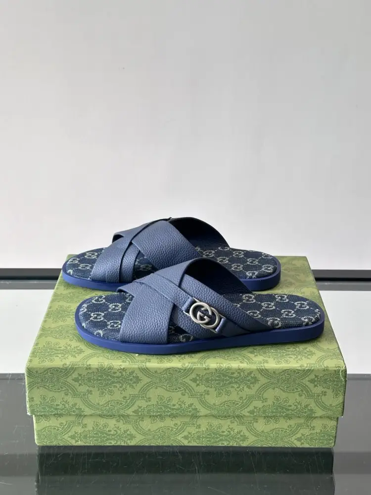 Gucci Шлепанцы мужские — Фото 3