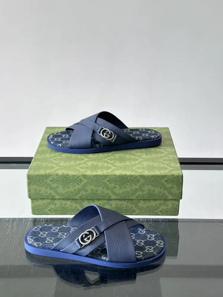 Gucci Шлепанцы мужские — Фото 4