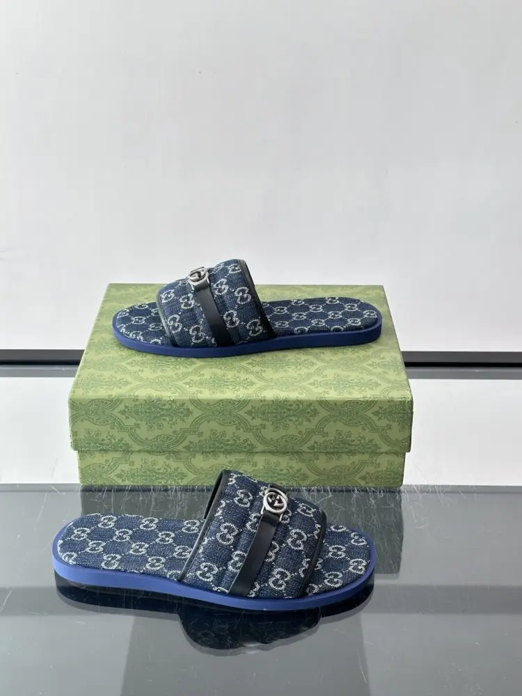 Gucci Шлепанцы мужские — Фото 4