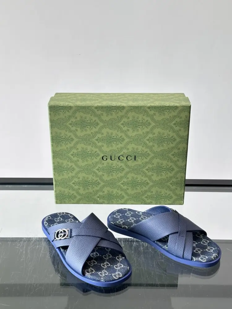 Gucci Шлепанцы мужские — Фото 5