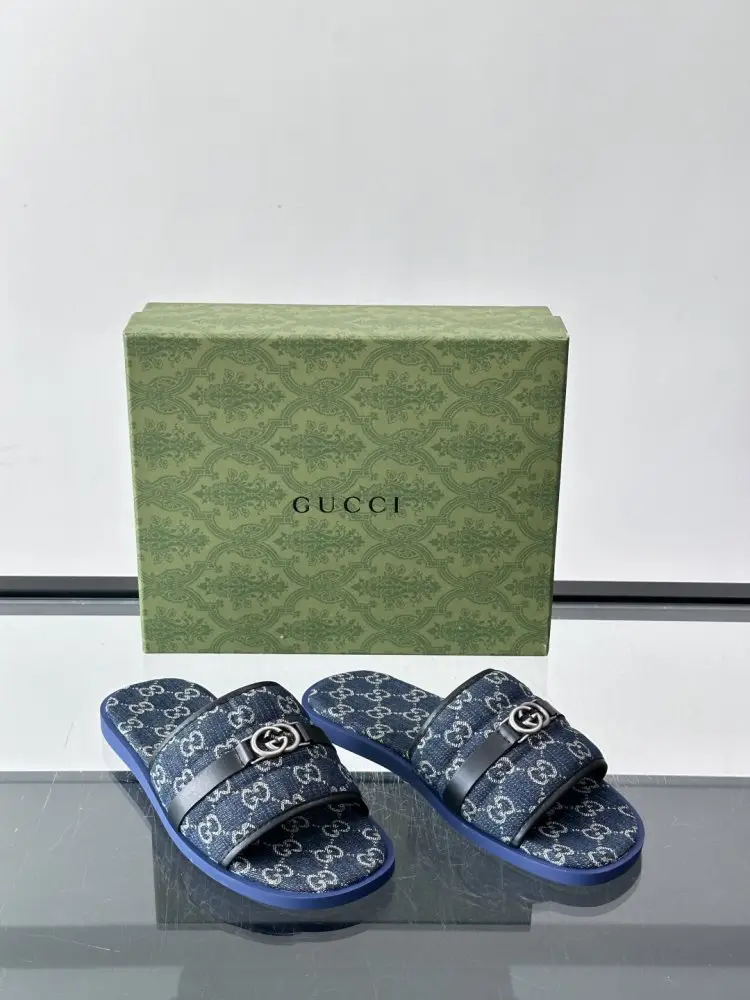 Gucci Шлепанцы мужские — Фото 5