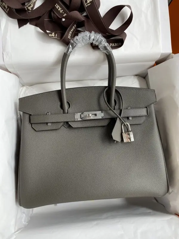 Hermes — Сумка Birkin 25 см в коже Epsom