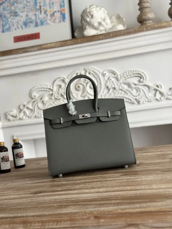 Hermes — Сумка Birkin 25 см в коже Epsom