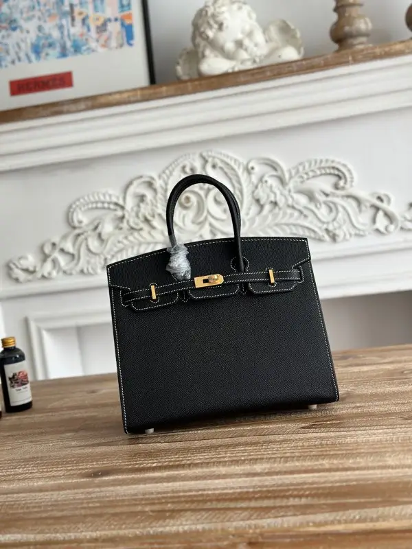 Hermes — Сумка Birkin 25 см в коже Epsom