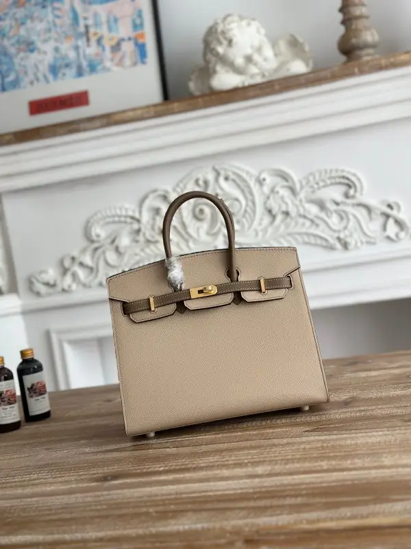 Hermes — Сумка Birkin 25 см в коже Epsom