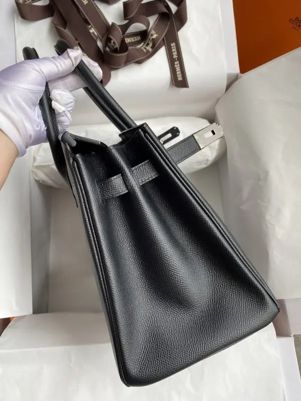 Hermes Сумка Birkin 25 см в коже Epsom — Фото 5