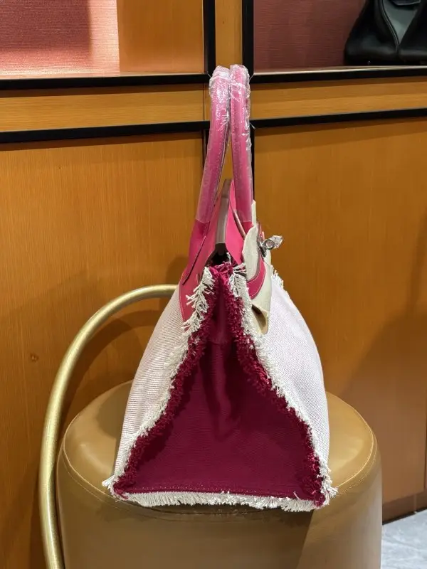Hermes Сумка Birkin 35 в шкірі Swift і канваса — Фото 3