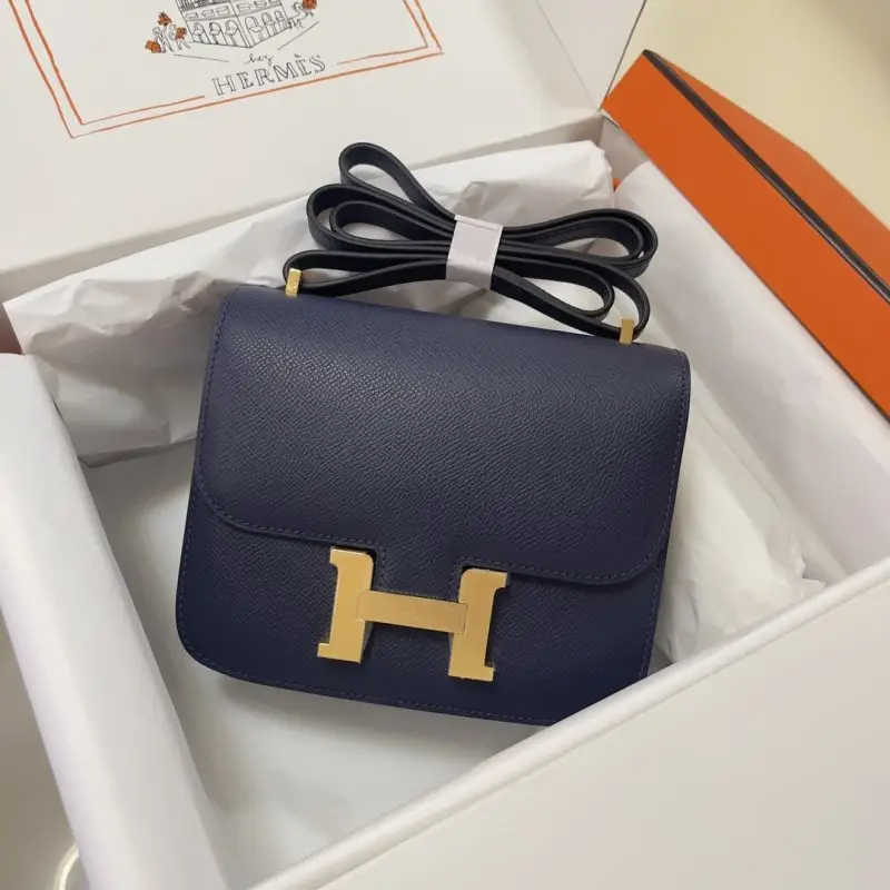 Hermes — A bag Constance 19 cm at skin Epsom
