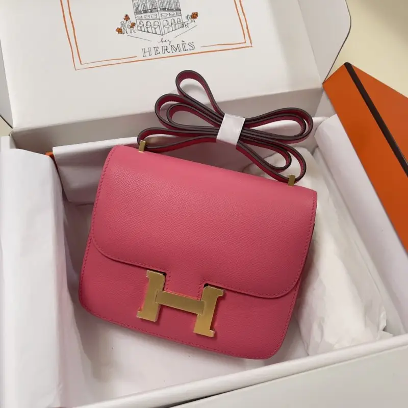 Hermes — A bag Constance 19 cm at skin Epsom