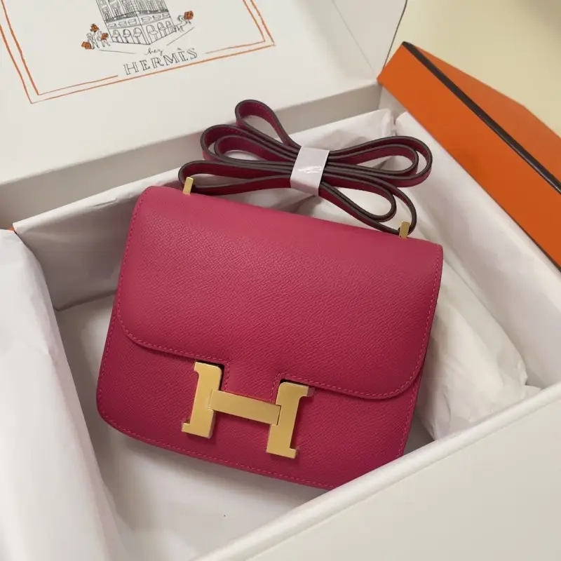 Hermes — Сумка Constance 19 см в коже Epsom