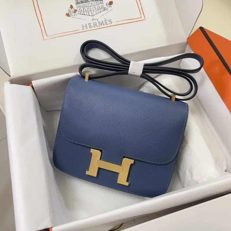 Hermes — Сумка Constance 19 см в коже Epsom