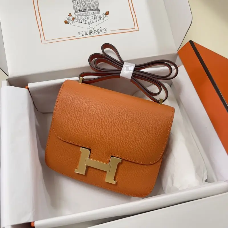 Hermes — A bag Constance 19 cm at skin Epsom