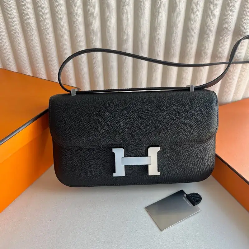 Hermes — A bag Constance Elan 23 cm at skin Epsom