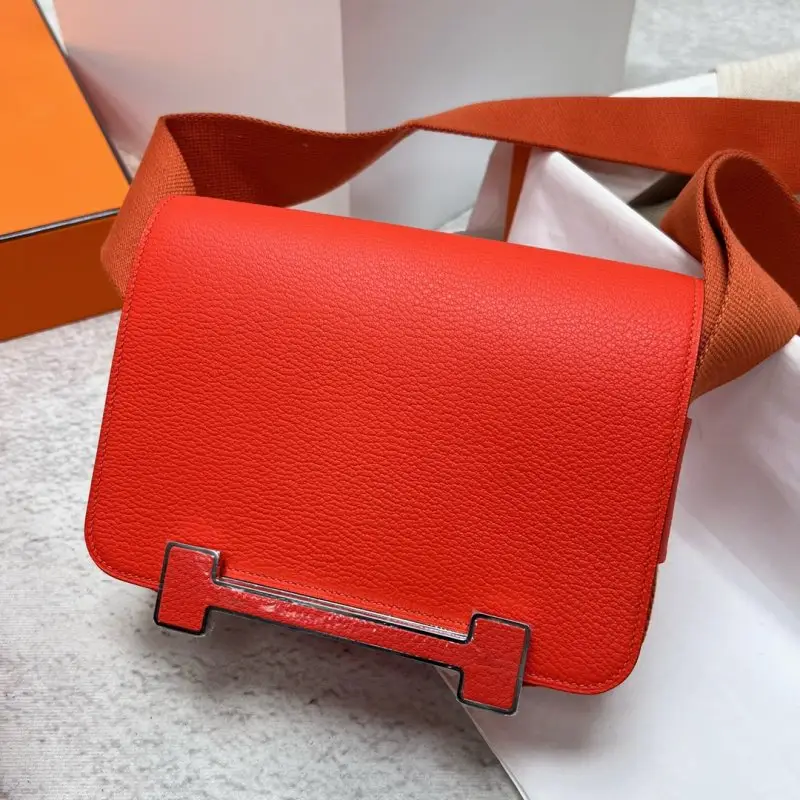 Hermes A bag Hermès Geta 20 cm of goat skin — Photo 1