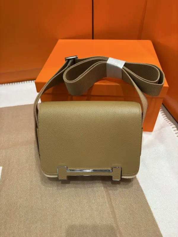 Сумка Hermès Geta 20 см из козьей кожи