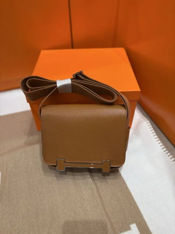 Hermes A bag Hermès Geta 20 cm of goat skin — Photo 1