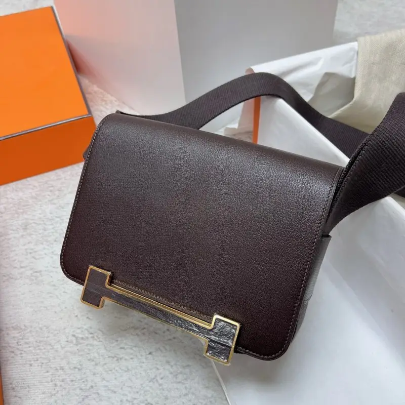 Hermes — Сумка Hermès Geta 20 см из козьей кожи