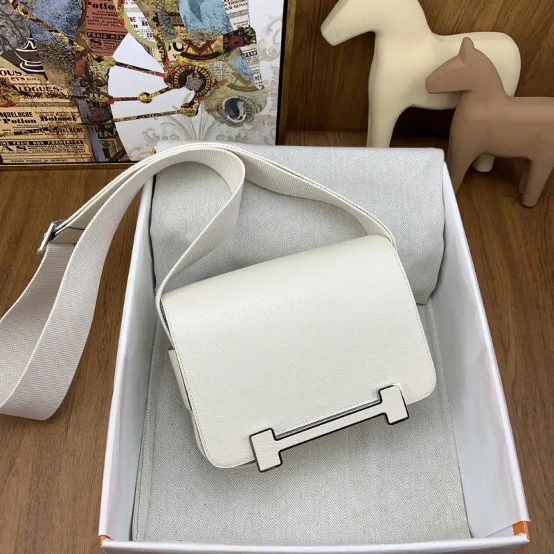 Hermes A bag Hermès Geta 20 cm of goat skin — Photo 2