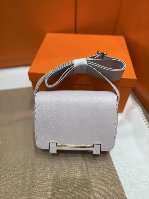 Hermes A bag Hermès Geta 20 cm of goat skin — Photo 2