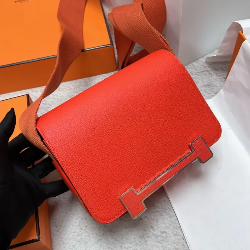 Hermes A bag Hermès Geta 20 cm of goat skin — Photo 2
