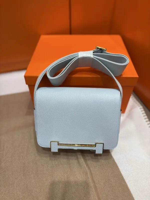 Hermes A bag Hermès Geta 20 cm of goat skin — Photo 2