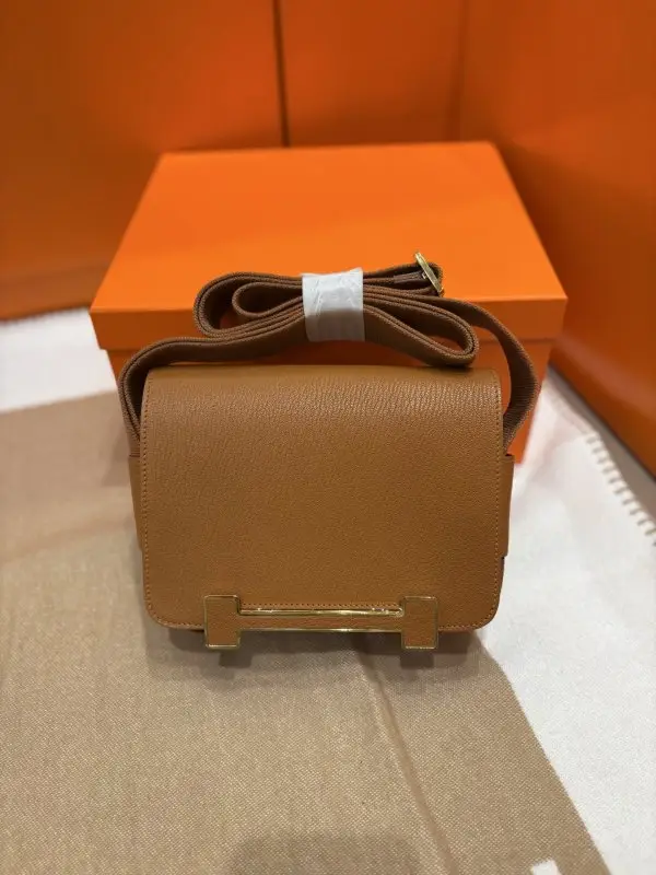 Hermes A bag Hermès Geta 20 cm of goat skin — Photo 2