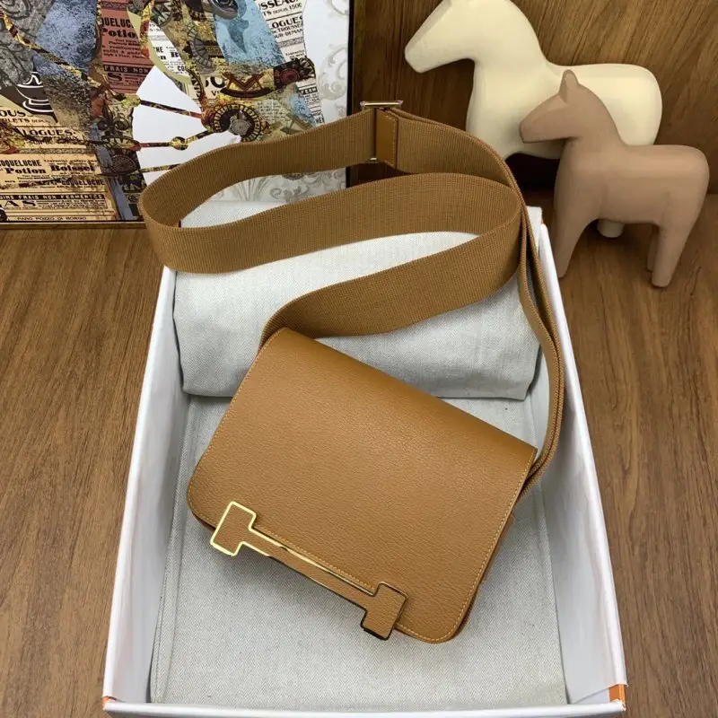 Hermes A bag Hermès Geta 20 cm of goat skin — Photo 3
