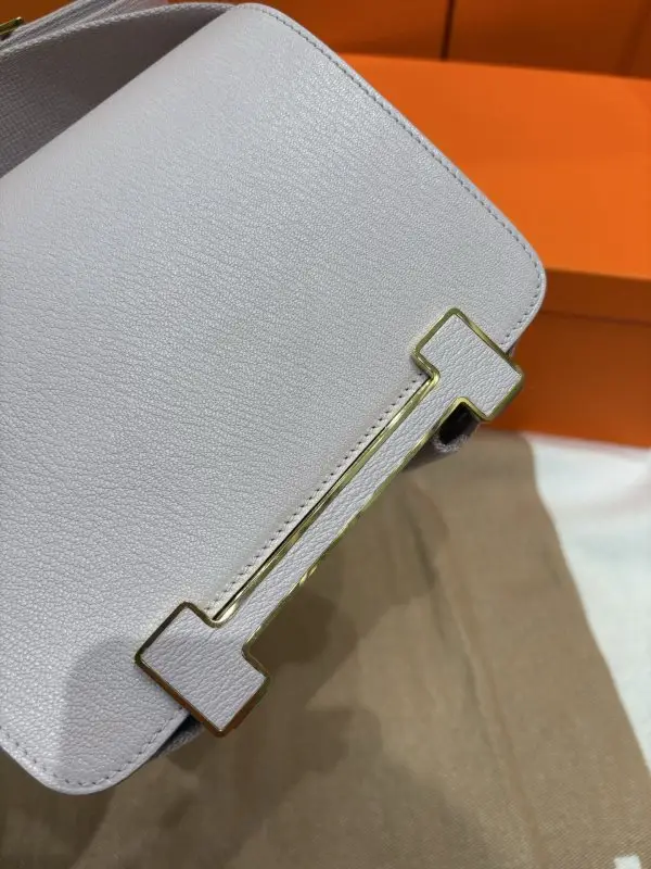 Hermes A bag Hermès Geta 20 cm of goat skin — Photo 3