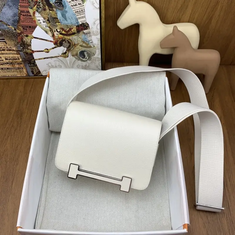 Hermes A bag Hermès Geta 20 cm of goat skin — Photo 3