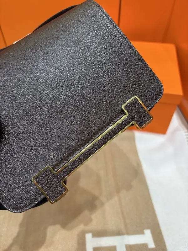 Hermes Сумка Hermès Geta 20 см из козьей кожи — Фото 3