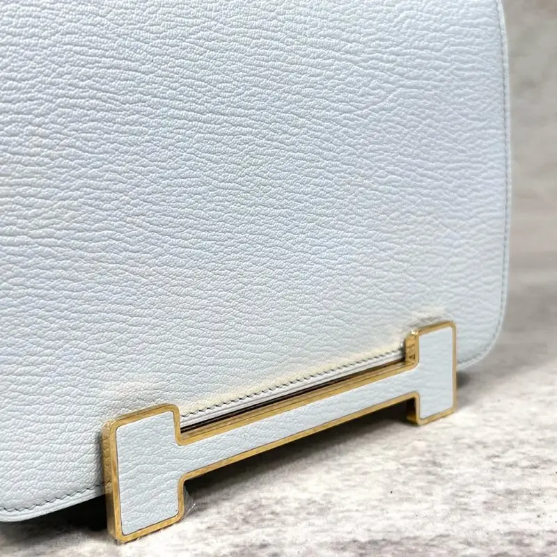 Hermes A bag Hermès Geta 20 cm of goat skin — Photo 4