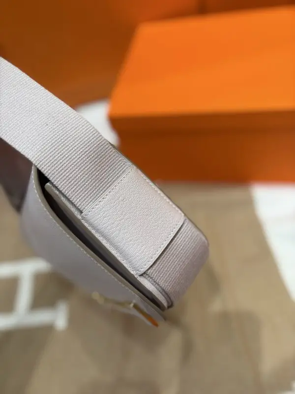 Hermes A bag Hermès Geta 20 cm of goat skin — Photo 4