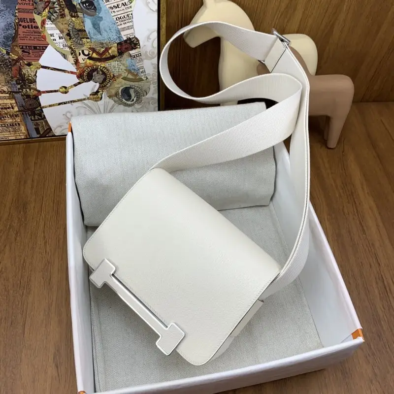 Hermes A bag Hermès Geta 20 cm of goat skin — Photo 4
