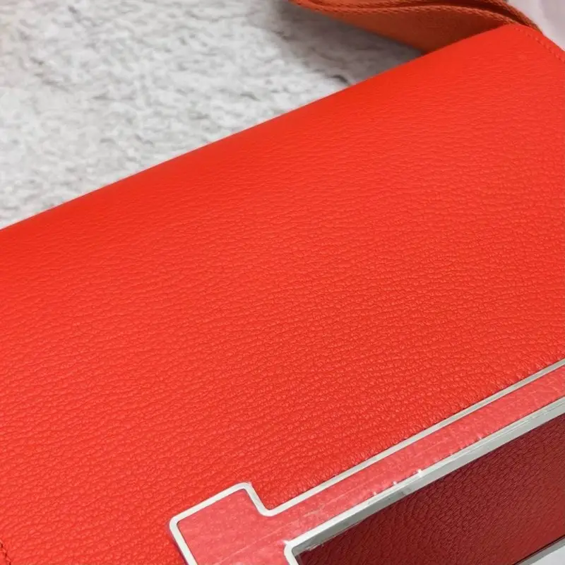 Hermes A bag Hermès Geta 20 cm of goat skin — Photo 4