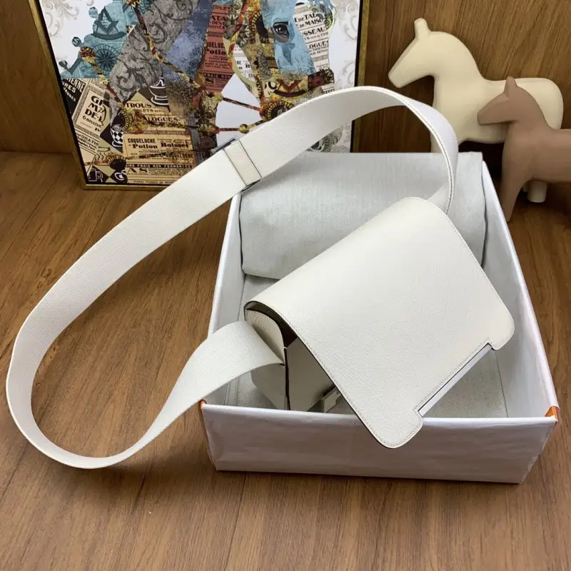 Hermes A bag Hermès Geta 20 cm of goat skin — Photo 5